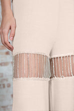 Load image into Gallery viewer, Crystal Chain Embellished Pants
