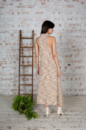 Printed Long Knit Dress