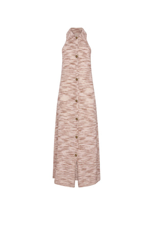 Printed Long Knit Dress