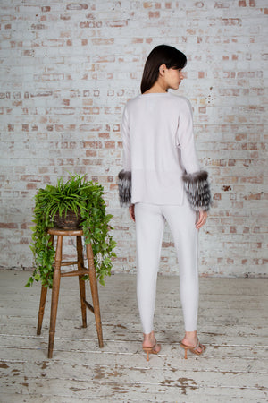 Grey Fox Cuff Sweater