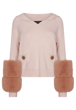 Sailor Faux Cuff Sweater