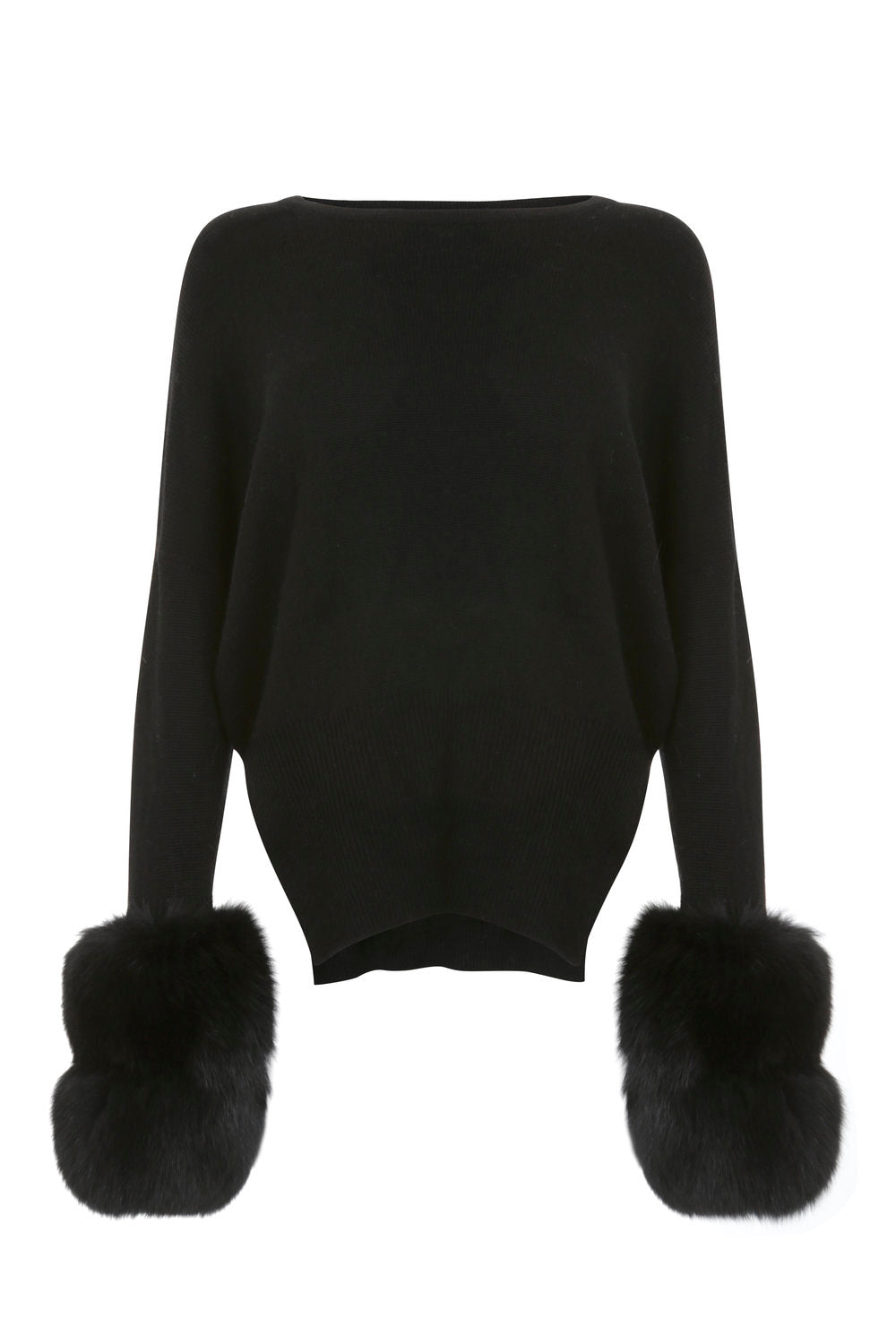 Black Fox Cuff Sweater