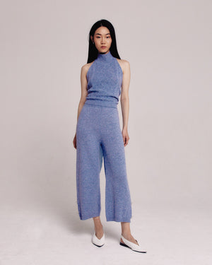 Grey Tie Back Halter