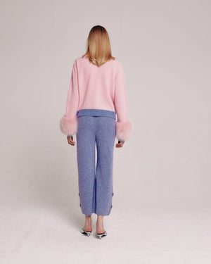 Colour Block Shoulder Zip Sweatshirt