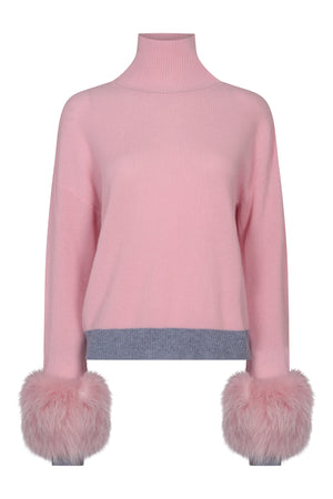 Colour Block Shoulder Zip Sweatshirt