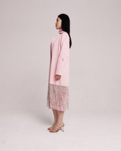 Load image into Gallery viewer, Pink Embellished Tassel Coat
