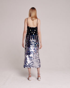 Black Sequined Dress