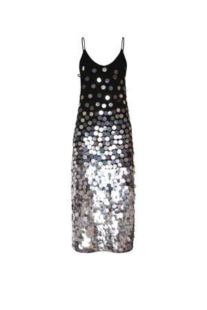 Black Sequined Dress
