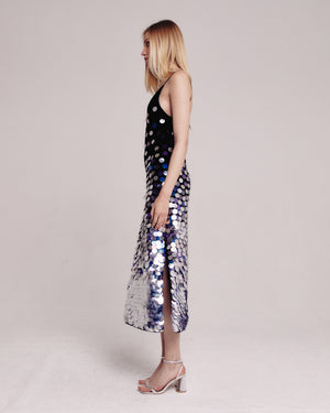 Black Sequined Dress