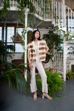 Load image into Gallery viewer, Cropped Flared Fur Slit Pants
