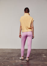 Load image into Gallery viewer, Yellow Sleeveless Zipped Sweatshirt
