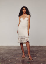 Load image into Gallery viewer, Cream Crochet Embellished Dress
