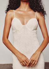 Load image into Gallery viewer, Cream Crochet Embellished Dress
