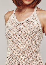Load image into Gallery viewer, Cream Macrame Embellished Dress
